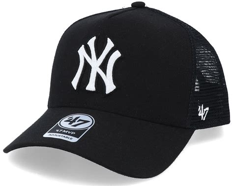 black yankees trucker hat